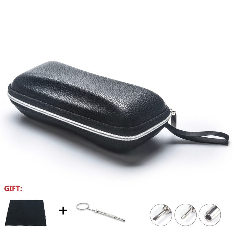 Leather Glasses Case With Eyeglasses Accessories