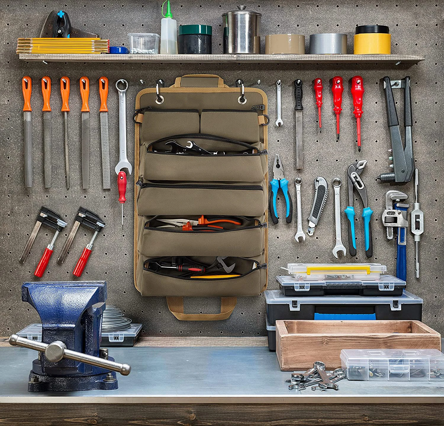 Multi-Purpose Roll Up Tool Bag