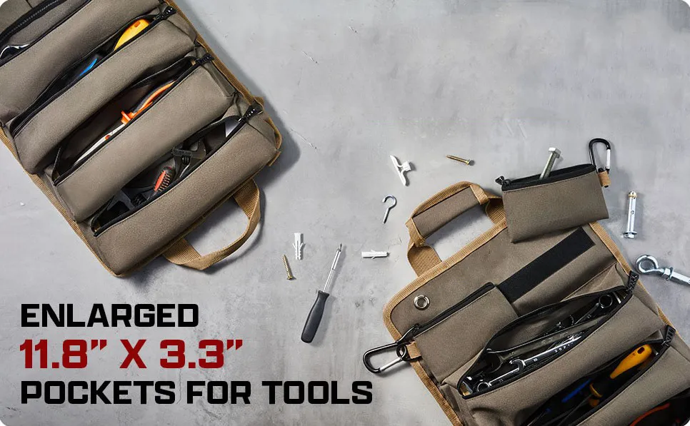 Multi-Purpose Roll Up Tool Bag