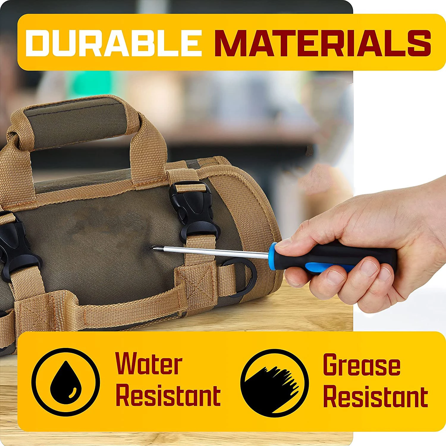 Multi-Purpose Roll Up Tool Bag