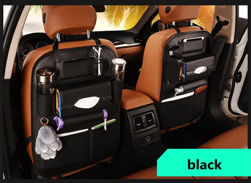 2024 New Car Behind Seat Storage Organizer Leather